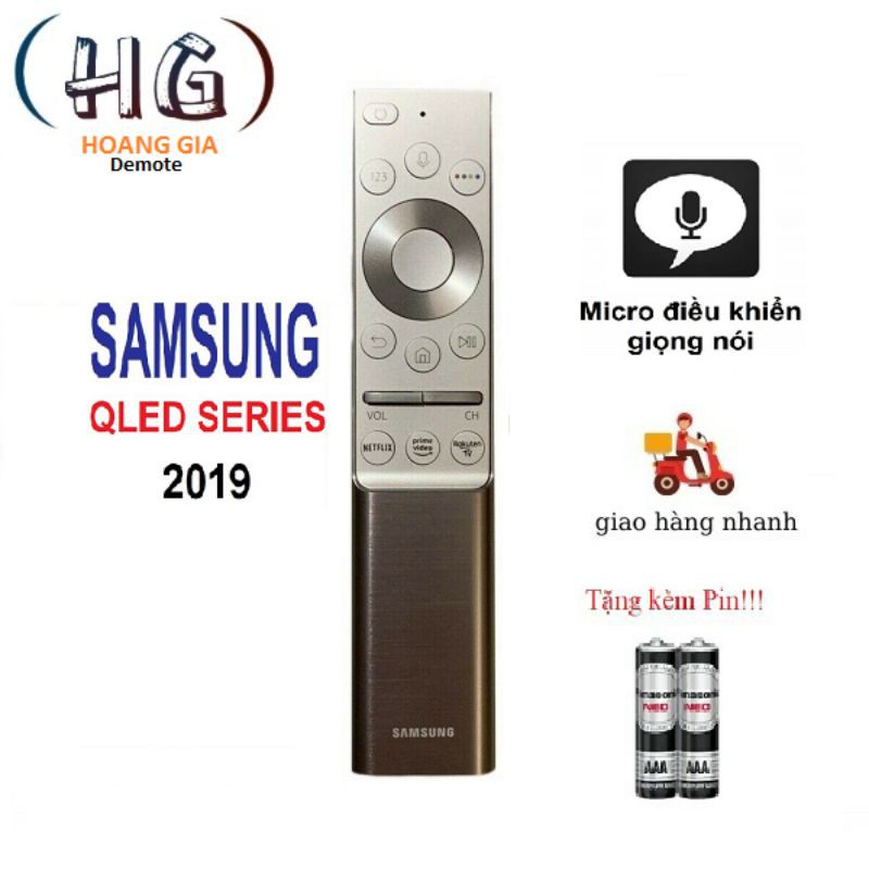 Điều khiển tivi samsung QLED TV - Hàng mới chính hãng 100% Tặng kèm Pin