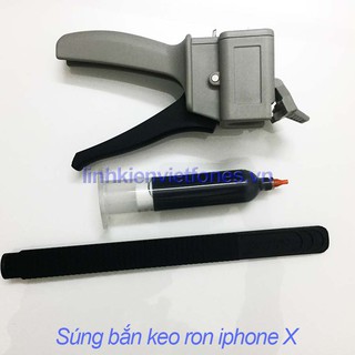 Súng bắn keo ron iphone x