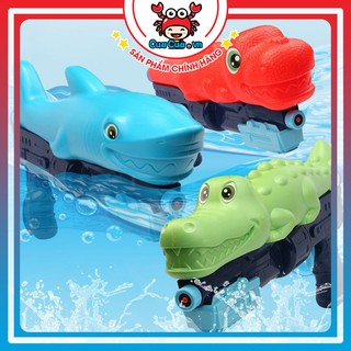 Súng nước cá mập, cá sấu, khủng long (Súng bắn nước đồ chơi an toàn cho bé)