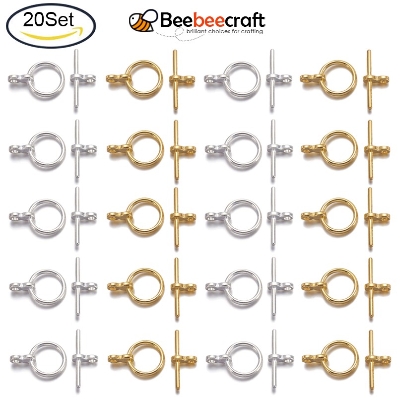 Set 10-50 Bộ Kẹp Làm Trang Sức Hình Bánh donut