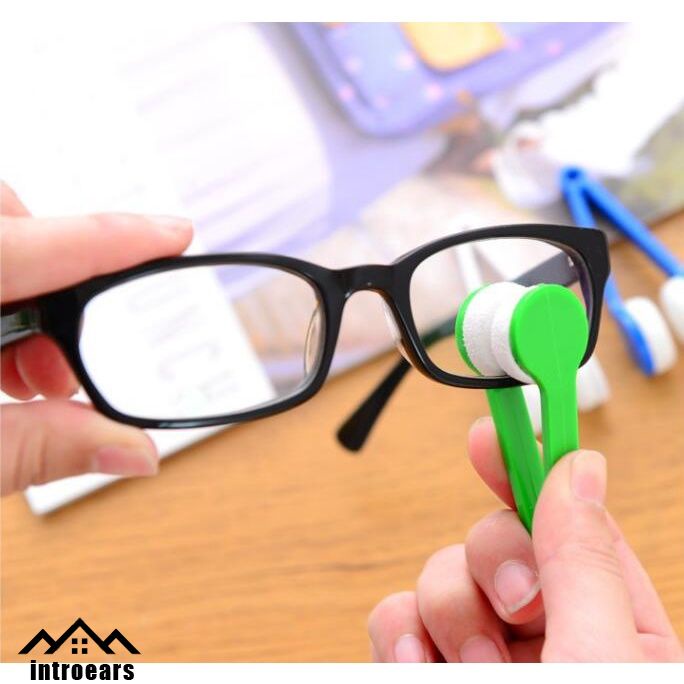 Mini Kính chà Siêu Mềm Kính Chà Kính Xách Tay Lau Kính Làm Sạch Lau Sạch Dấu Vết Mini Làm Sạch Lau icrofibre đầu không không mang ra ngoài cảnh tượng ống kính GIỚI THIỆU