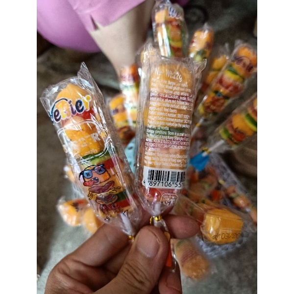 kẹo dẻo hamburger 🌹 1 cây