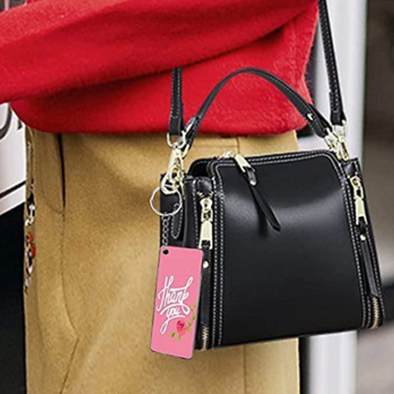 Móc Khóa Tua Rua Hình Chữ Nhật Nhiều Màu Sắc