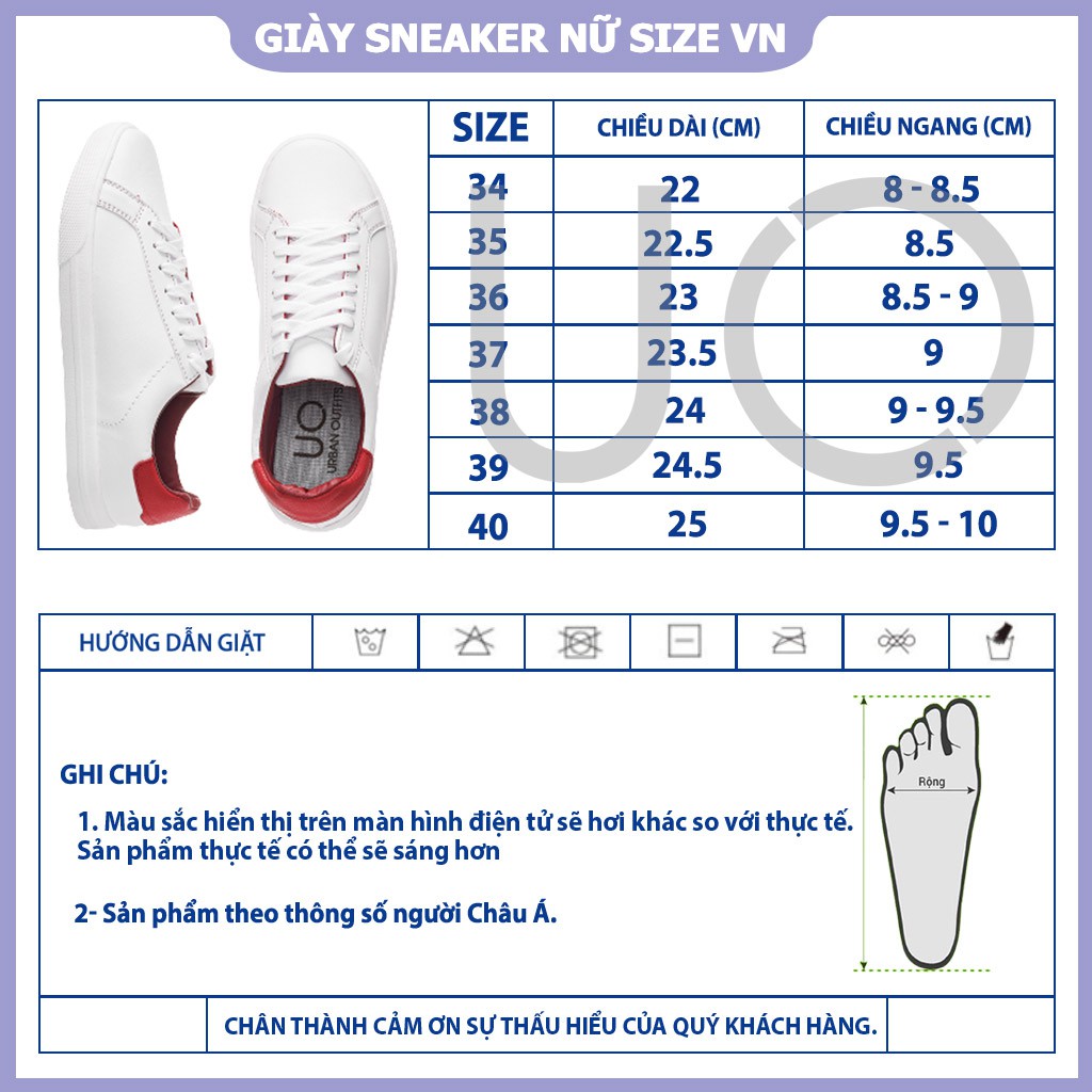 Giày Sneaker Nữ Màu Trắng Phối Đỏ GSK02 Outfitters Cổ Thấp Phối Màu Thể Thao Hàn Quốc Outfit Local Brand