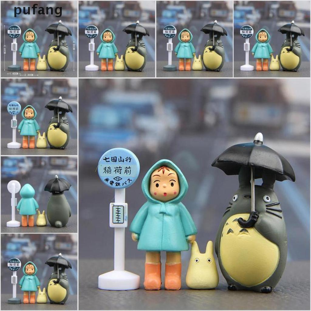 Bộ 4 Mô Hình Nhân Vật Phim Hoạt Hình My Neighbor Totoro 3-5cm