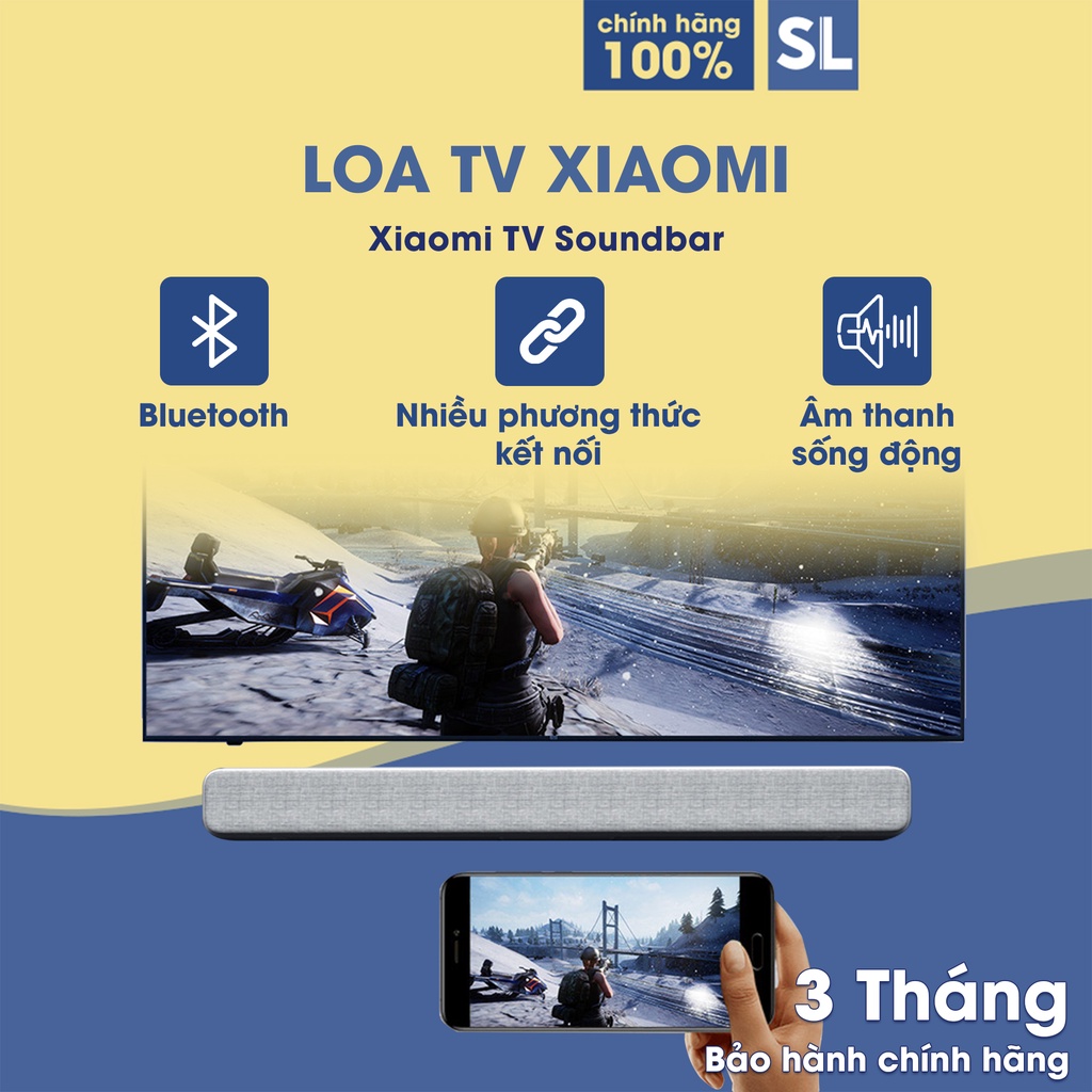 Loa TV Redmi / Soundbar TV Xiaomi / Kết nối Bluetooth / AUX / Bluetooth 5.0