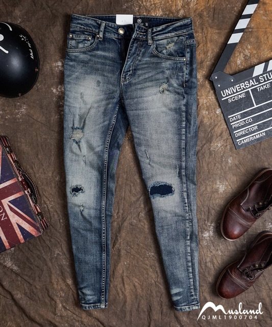 QUẦN JEAN NAM CAO CẤP Slim Fit (Size 28-34) QN328