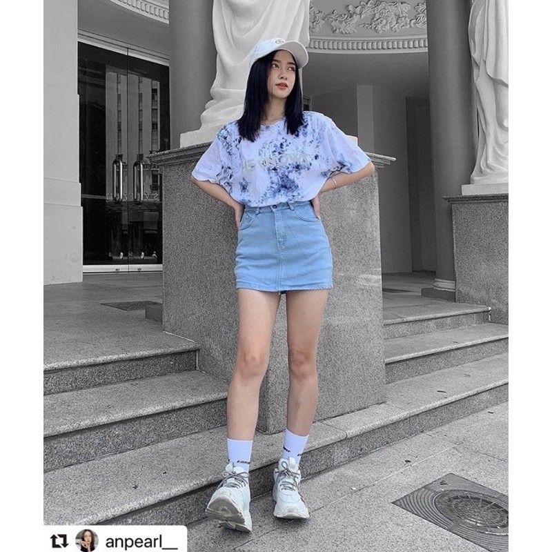 Váy jean trơn form ôm | BigBuy360 - bigbuy360.vn