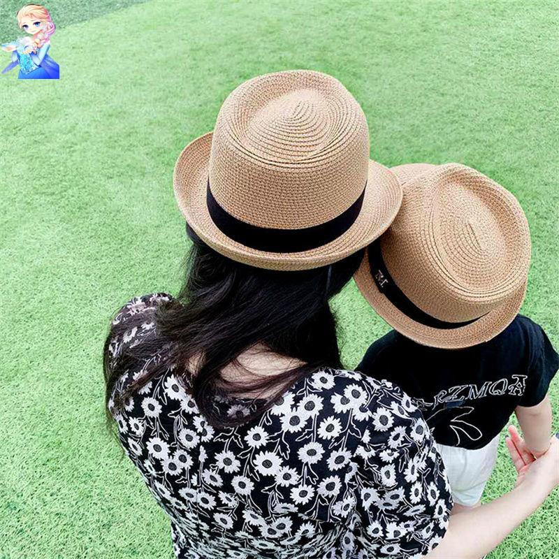 Nón Cói Che Nắng Đi Biển Mùa Hè In Họa Tiết Hoạt Hình Cho Mẹ Và Bé