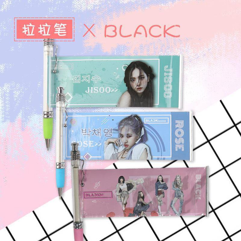 Bút Kéo BlackPink - Bút Mực Đen