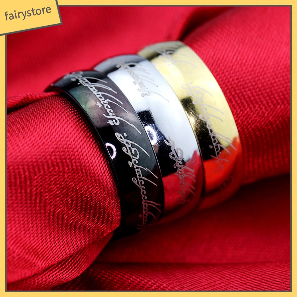 Nhẫn Kim Loại Không Rỉ Cho Nam Và Nữ