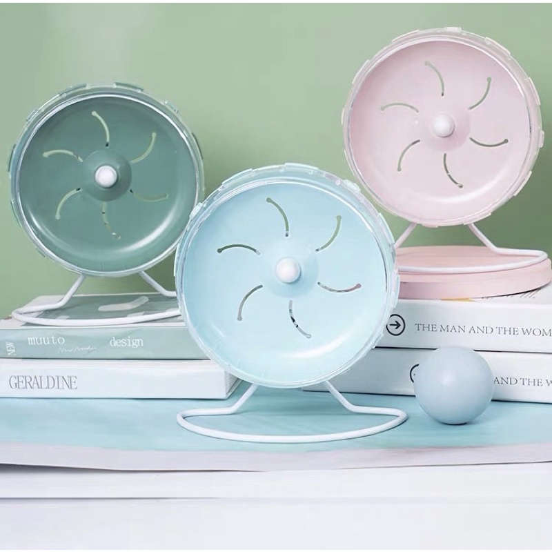 Wheel silent 12cm/ 14cm/ 17cm dành cho hamster bear/sóc/nhím/sóc bay/...
