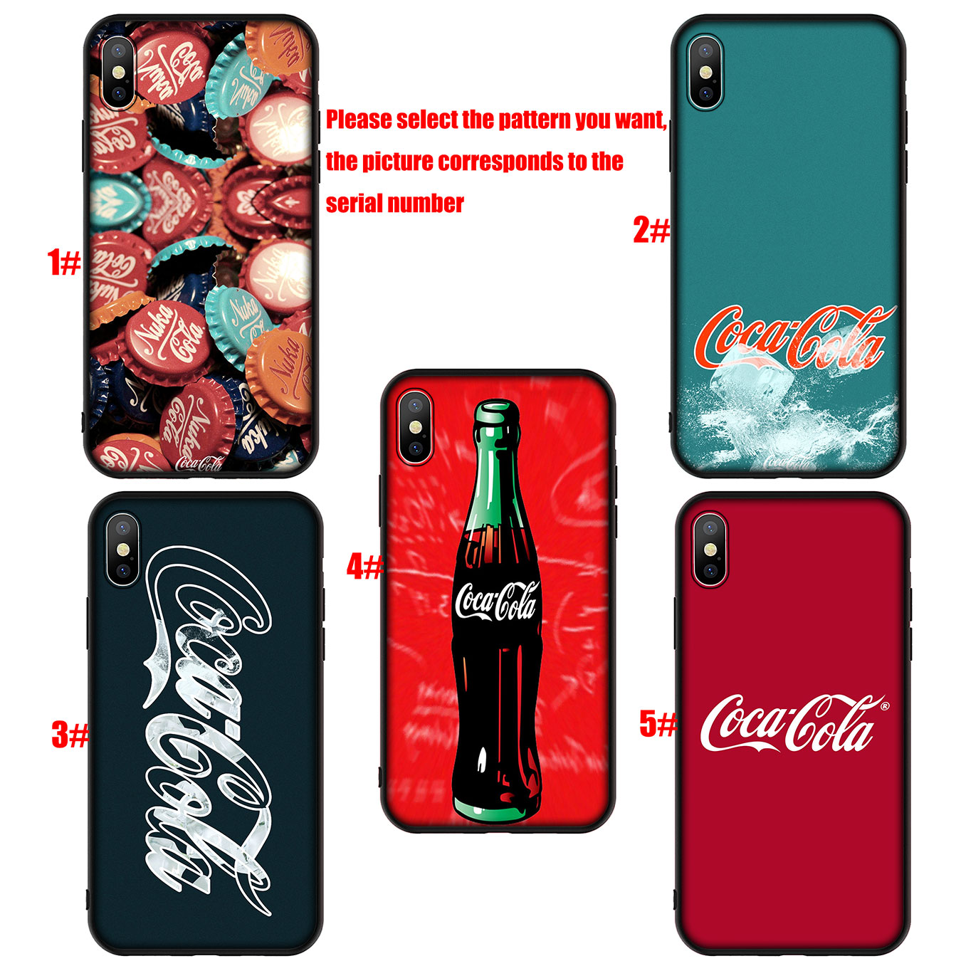 Ốp Điện Thoại Silicon Mềm Hình Logo Coca Cola Cho Samsung Galaxy A9 A8 A7 A6 Plus J8 2018 + A21S A70 M20 A6 + A8 + 6plus