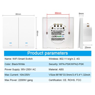 Công tắc cơ thông minh Tuya zigbee