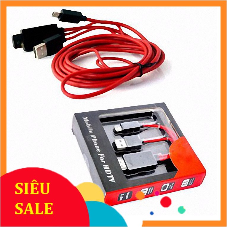 Cáp HDMI Kết Nối Từ Điện Thoại Sang TiVi HD |Vinet