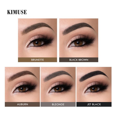 Gel kẻ lông mày Kimuse-Ks601 lâu trôi chống thấm nước 5 màu tùy chọn