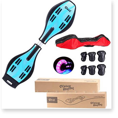 Ván Trượt Lắc Skateboard Twister 2 Bánh Đèn LED Cao Cấp , Ván Trượt Thể Thao Bảo Hành Chính H