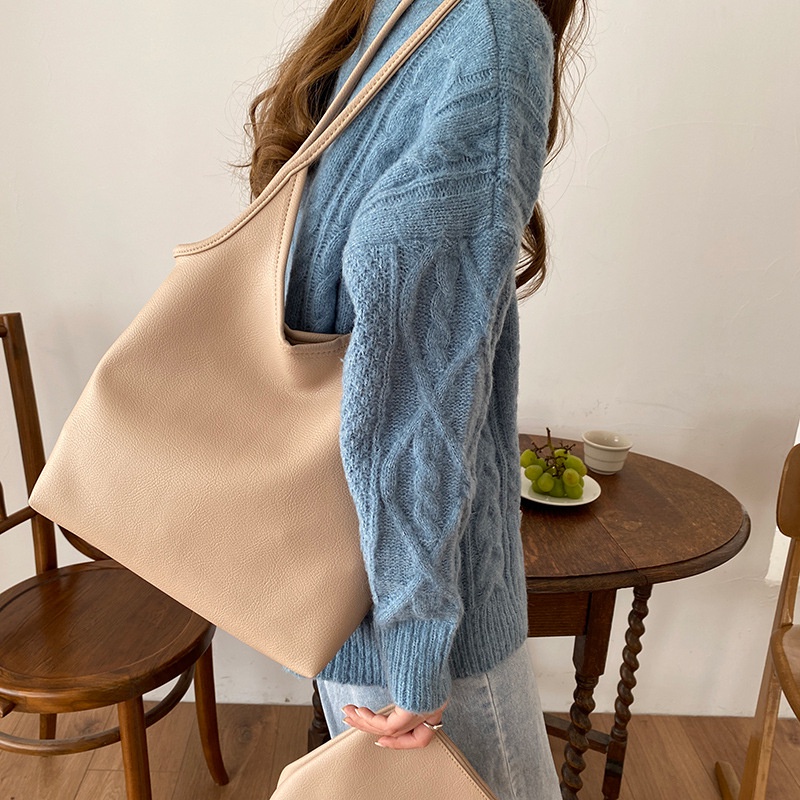 IELGY Túi Xách Da pu Siêu Nhẹ Kích Thước Lớn Phong Cách Hàn Quốc Cho Nữ