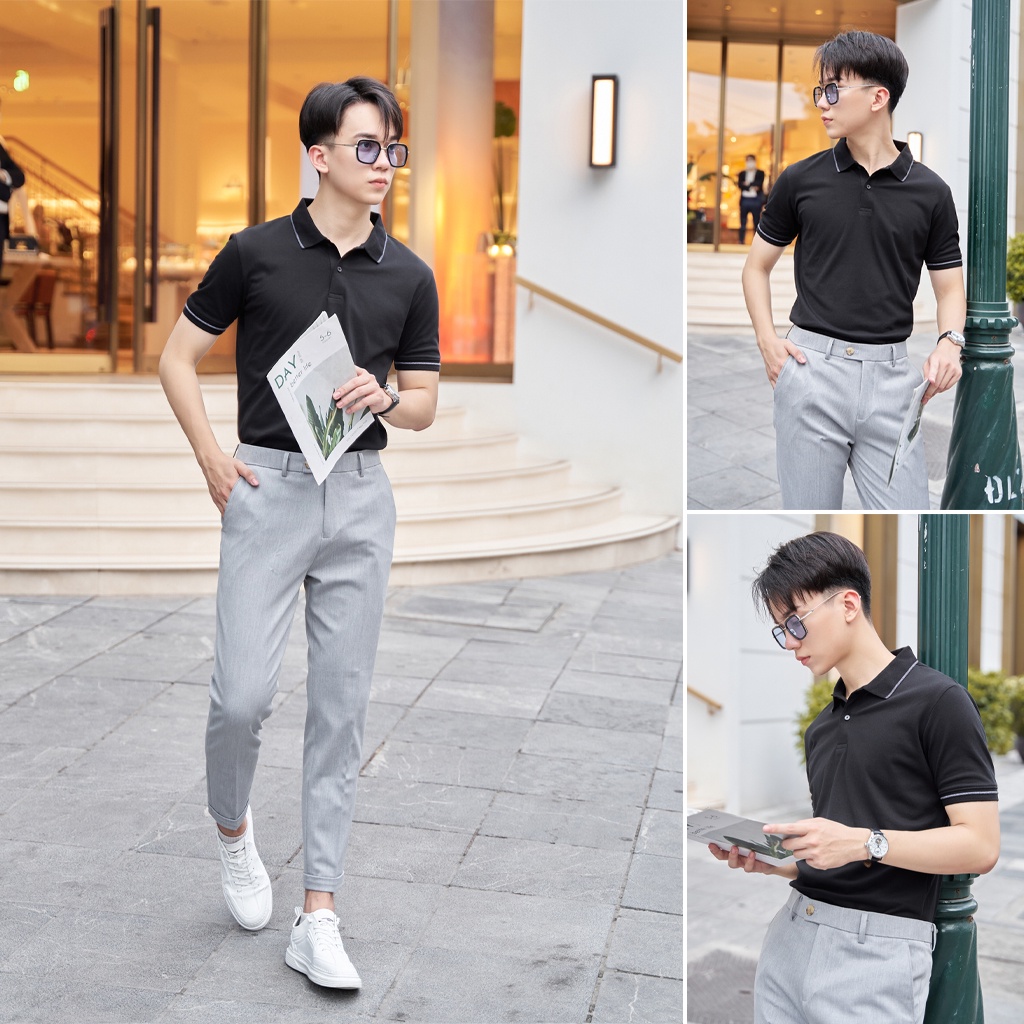 Áo Polo Nam TONY4MEN Chất Vải Cotton Cá Sấu Form Regular PL4002 | BigBuy360 - bigbuy360.vn