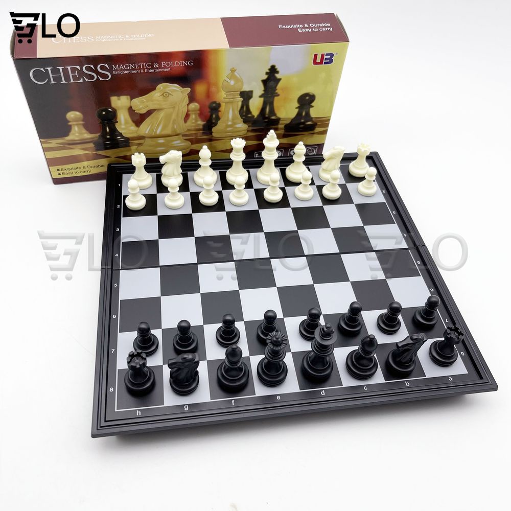 Bộ Cờ Vua 25x25cm Nam Châm UB 3810B-C Gấp Gọn Chất Lượng Cao