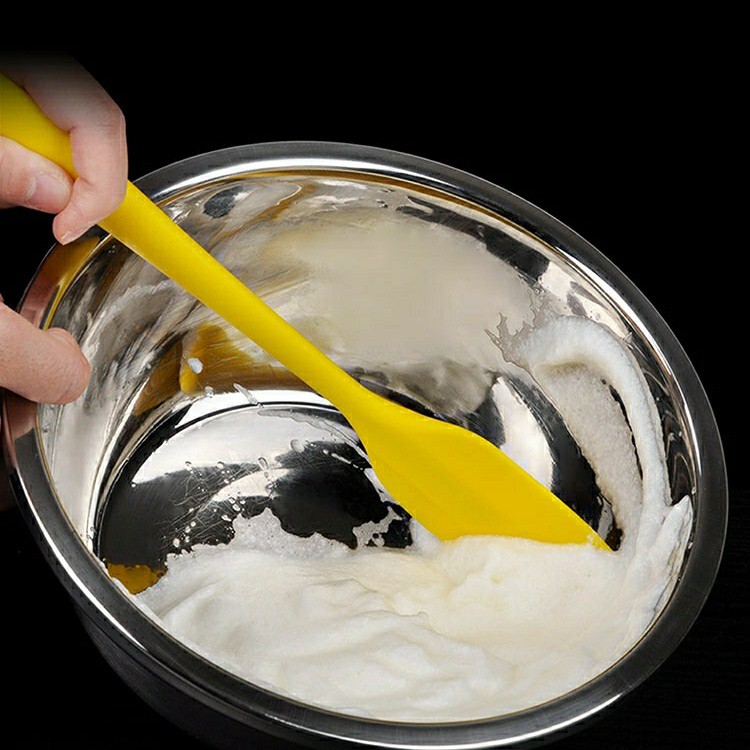 SG - Cây trộn bột làm bánh spatula, phới silicon vét bột nấu ăn chịu nhiệt