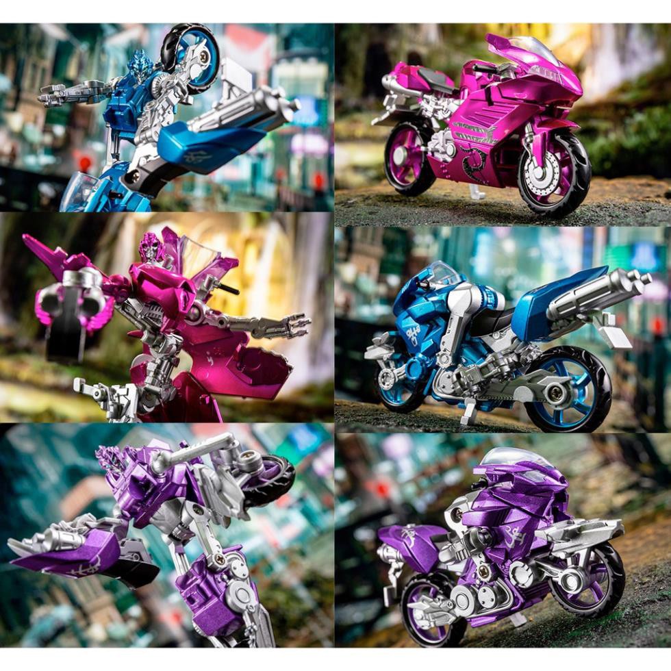 Mô hình Transformers LS-19 LS19 LS 19 BMB đồ chơi người máy rô bốt (ROBOT) biến hình xe máy Arcee, Chromia, Elita-1