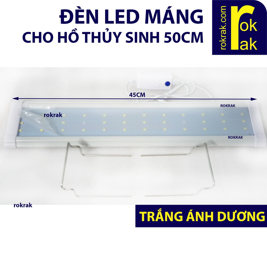 GIÁ SỈ-Đèn Led thủy sinh Máng thành hồ KS500L BW trắng ánh dương