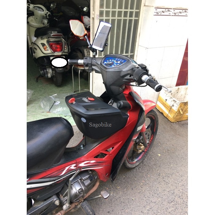 Thùng giữa Sirius, thùng Givi G12N kèm bát gắn chuẩn theo xe, hàng chính hãng, bảo hành 2 năm