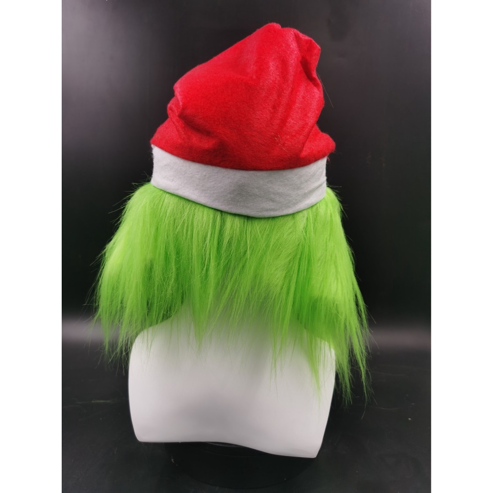 Mặt Nạ Quái Vật Màu Xanh Lá Cây Bằng Latex Hóa Trang Halloween / Giáng Sinh