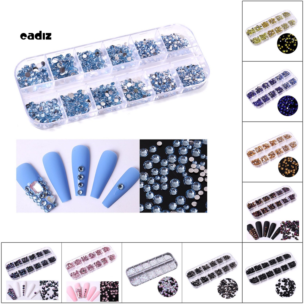 1 Hộp Phụ Kiện Trang Trí Móng Tay Điện Thoại Đa Năng Tiện Dụng