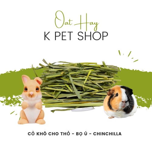 Cỏ Khô Oat Hay Siêu Dinh Dưỡng Chiết lẻ  FREE SHIP  Chiết Lẻ Siêu Ngon Dành Cho Thỏ, Bọ, Chinchilla .