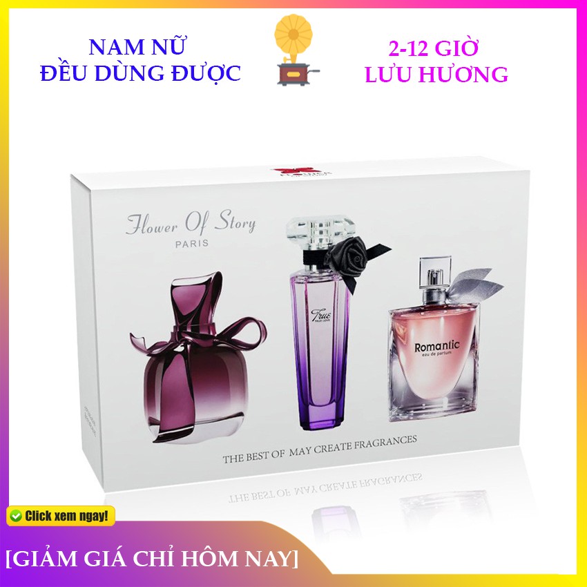 Nước Hoa Flowerrtl779 thơm toàn thân lưu hương lâu - Nước hoa mùi nhẹ thơm lâu nam nữ dùng được 75ml