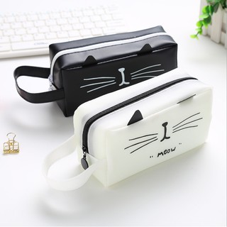 Túi đựng bút hình mèo, đựng đồ trang điểm dạng hộp dễ thương mã DB08 siêu tiện dụng
