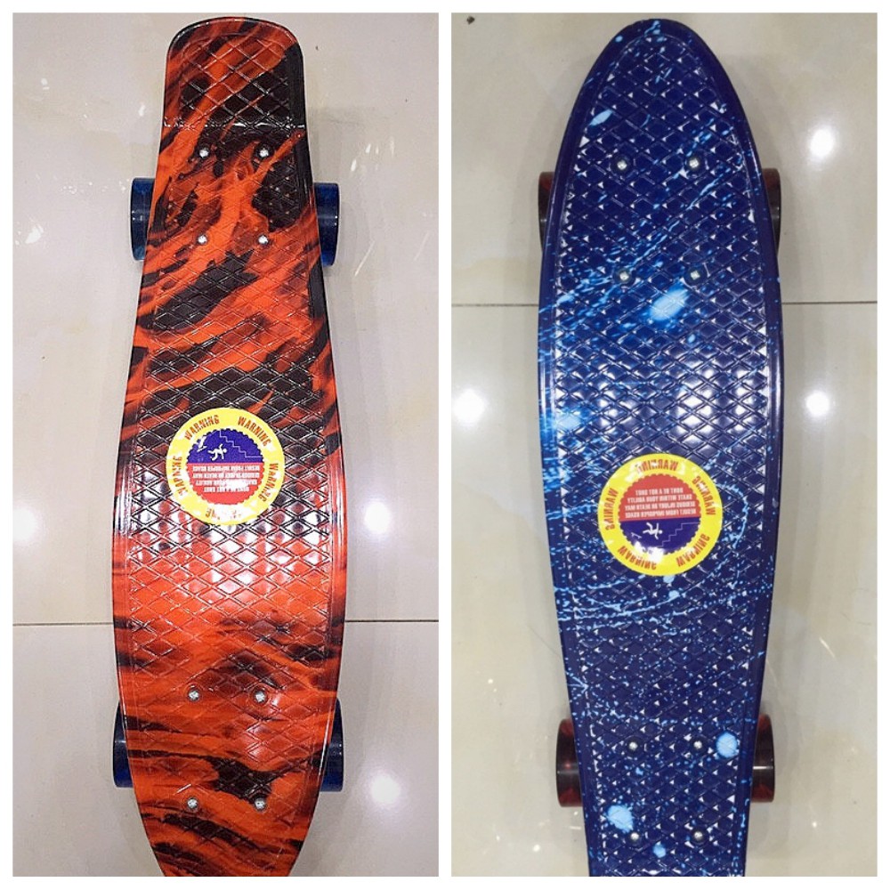 Ván trượt thể thao 3D.loại to, Bánh LED phát sáng. Sẵn nhều mẫu. Gỗ phong 7 lớp , mặt nhám. Bảo hành 1đổi1 trong 7 ngày