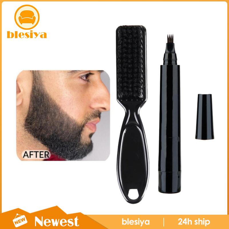 Bút Chải Râu / Lông Mày Màu Đen Chống Mồ Hôi Dành Cho Nam Giới