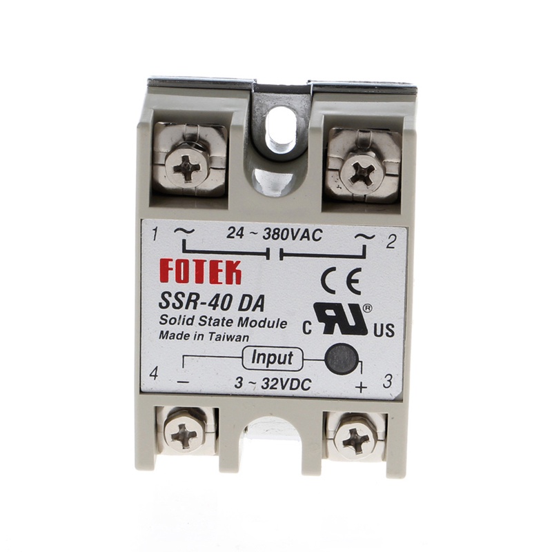 Mô-đun chuyển tiếp thể rắn 24V-380V SSR-40DA 40A 3-32V DC-AC Mới