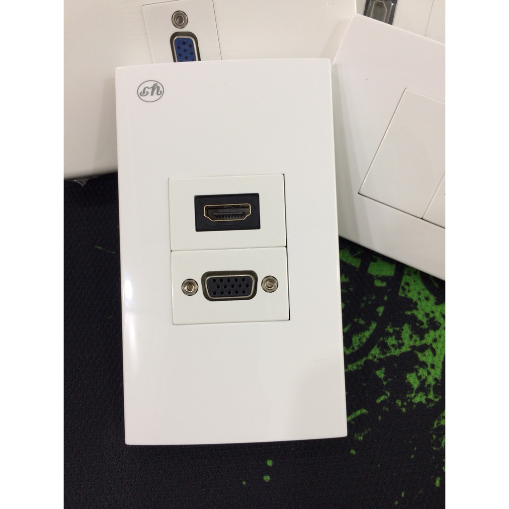Bộ WallPlate 2 cổng âm sàn HDMI – VGA