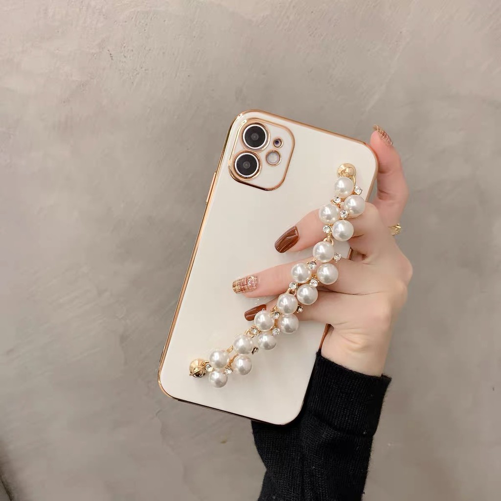 Ốp điện thoại Mềm Có Dây Đeo Cho Iphone 7 8 7plus 8plus 11 11 Pro 11 Promax 12 12 Pro 12 Promax