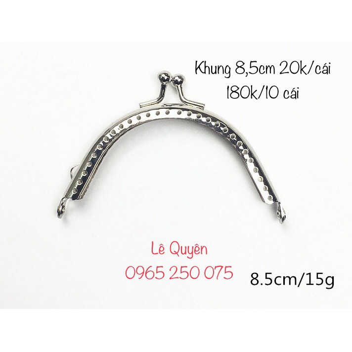 Khung túi trơn 8.5cm