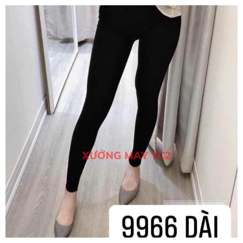 Quần legging dài nữ nâng mông vải cotton dẻo co dãn tốt cạp cao dáng dài ULZZANG hàn quốc XƯỞNGMAYTC2
