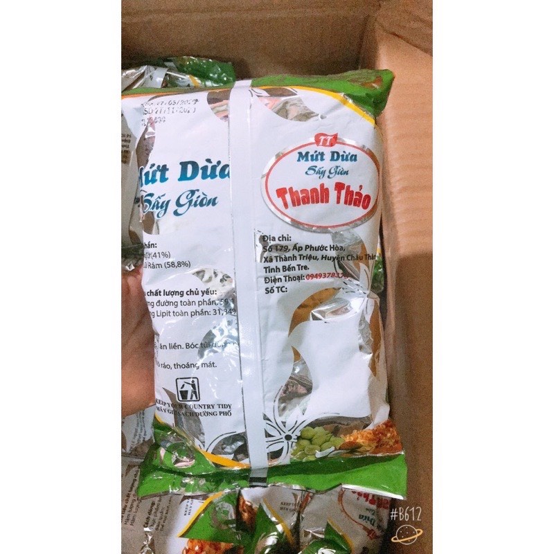 1KG DỪA KHÔ SẤY GIÒN THANH THẢO, NHƯ HÌNH