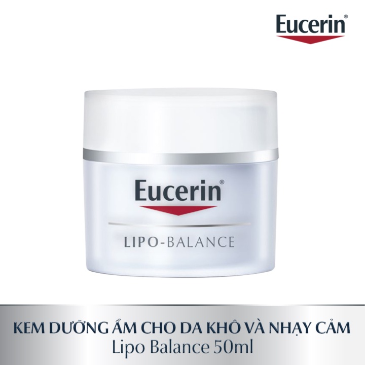 ✅[CHÍNH HÃNG] KEM DƯỠNG ẨM EUCERIN CHO DA KHÔ VÀ NHẠY CẢM EUCERIN LIPO BALANCE 50ML