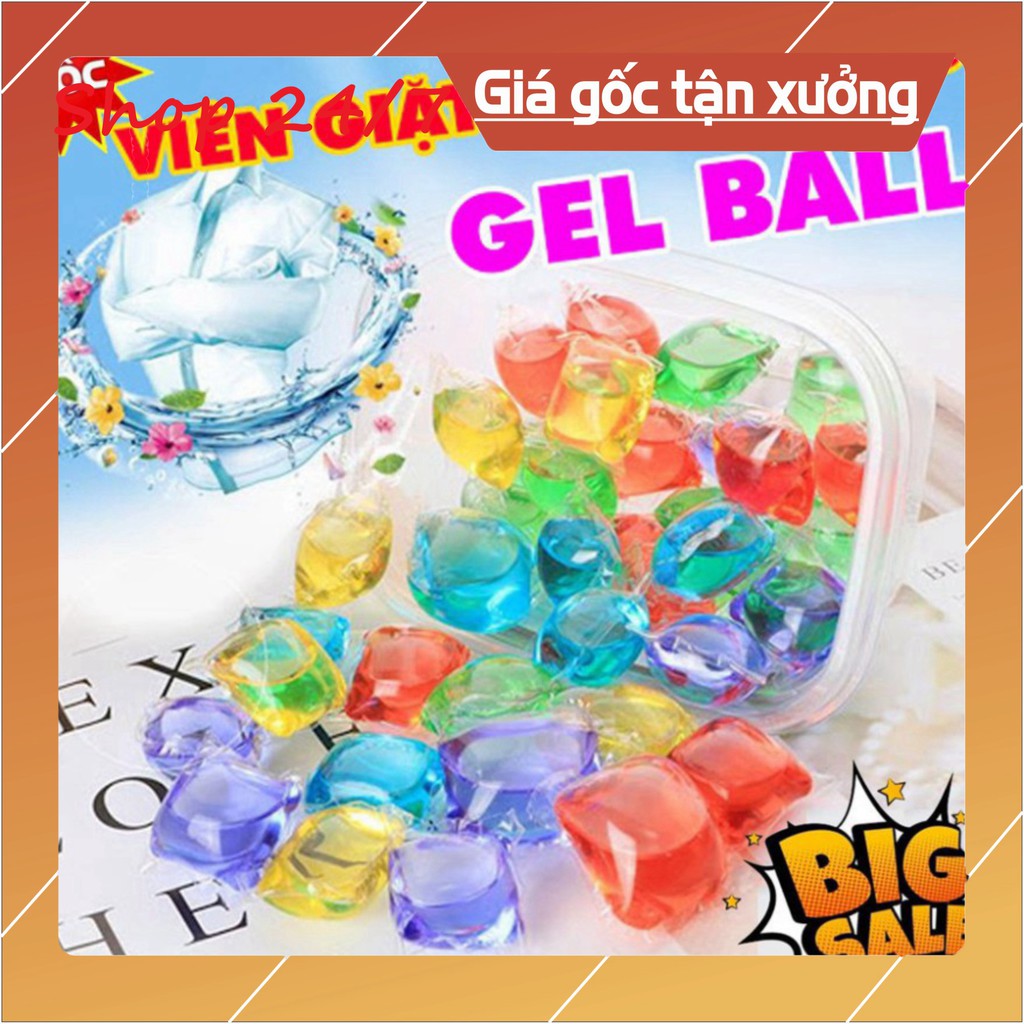 💕Bán Giá Sỉ💕 Hộp 30 Viên Xả Quần Áo Hàng Nội Địa Trung, Siêu Sạch, Loại Bỏ Tất Cả Các Vết Bẩn Kho Tan - Shop 24/7