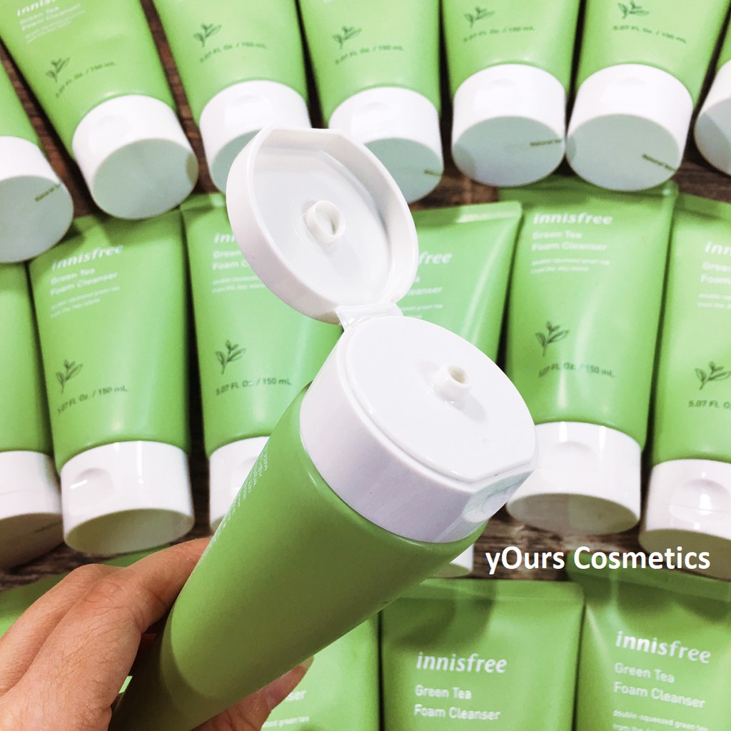 Sữa Rửa Mặt Trà Xanh Innisfree Giảm Mụn Cleansing Foam - Sua rua mat ngăn ngừa mụn Innisfree trà xanh