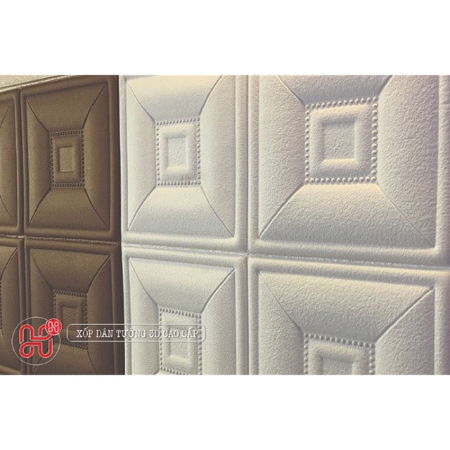 Xốp dán tường giả da kích thước 60.60 trang trí nhà cửa | BigBuy360 - bigbuy360.vn