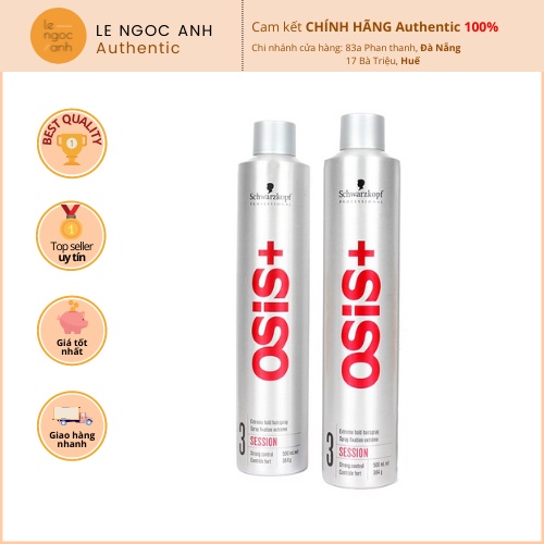 Keo Xịt Tóc Giữ Nếp Schwarzkopf OSIS + Session 3 300ml