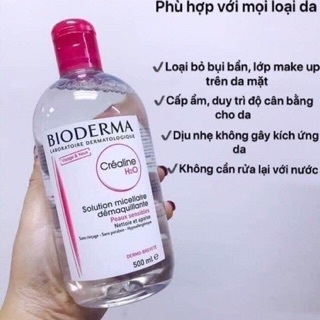 Nước tẩy trang BIODERMA H2O Solution Micellaire 500ml
