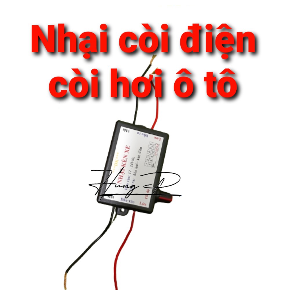 Nhại còi sên,còi đĩa ô tô dùng điện 12v