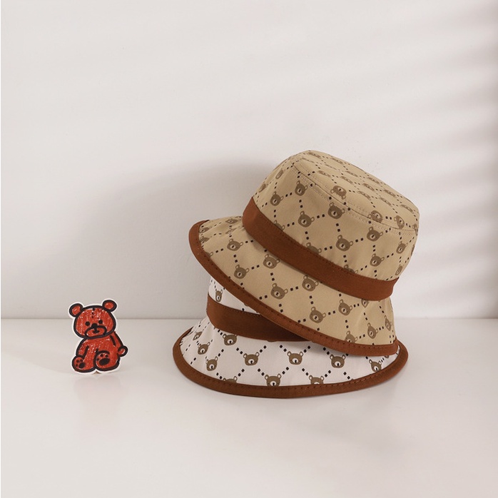 Nón Tai Bèo Chống Nắng In Hình Gấu Nhỏ Mới 2022 Cho Trẻ Em