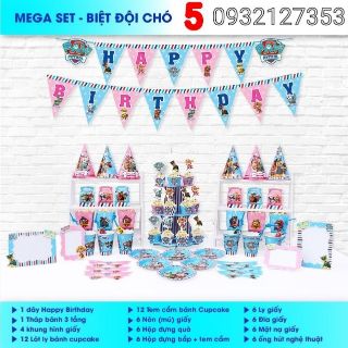 SÉT MEGA TRANG TRÍ BÀN TIỆC CHO BÉ